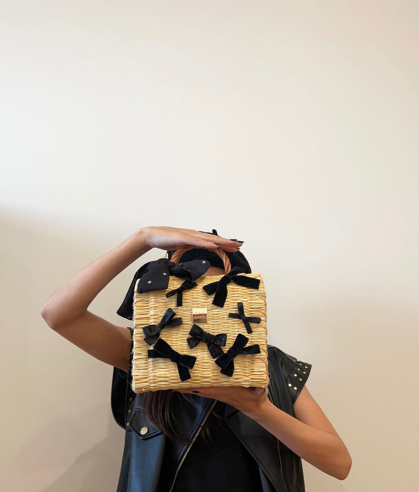 Maria Little Bows Handbag - Rye Line