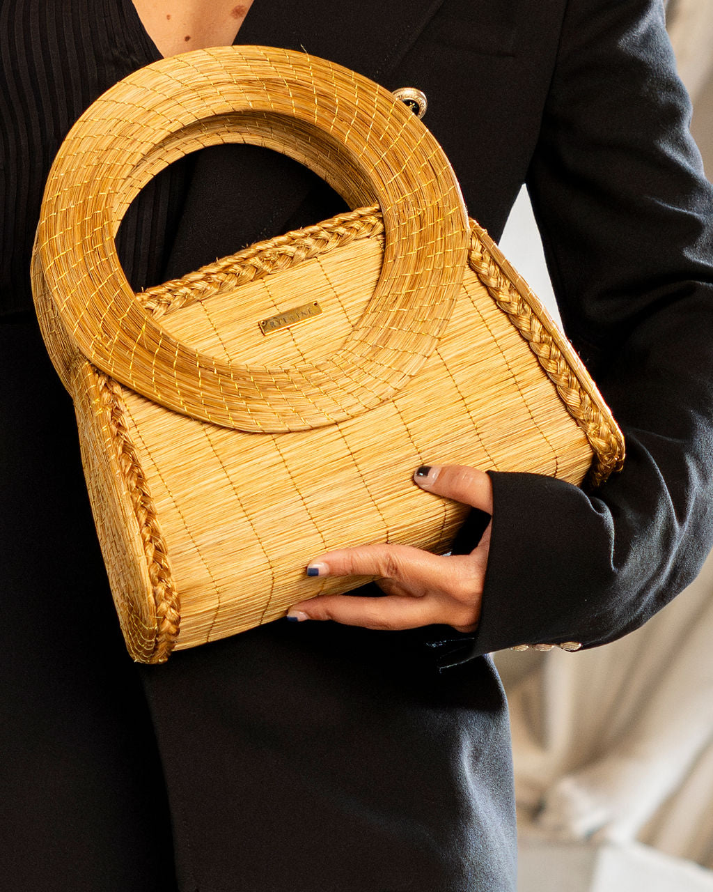 Bertha Handbag - Rye Line