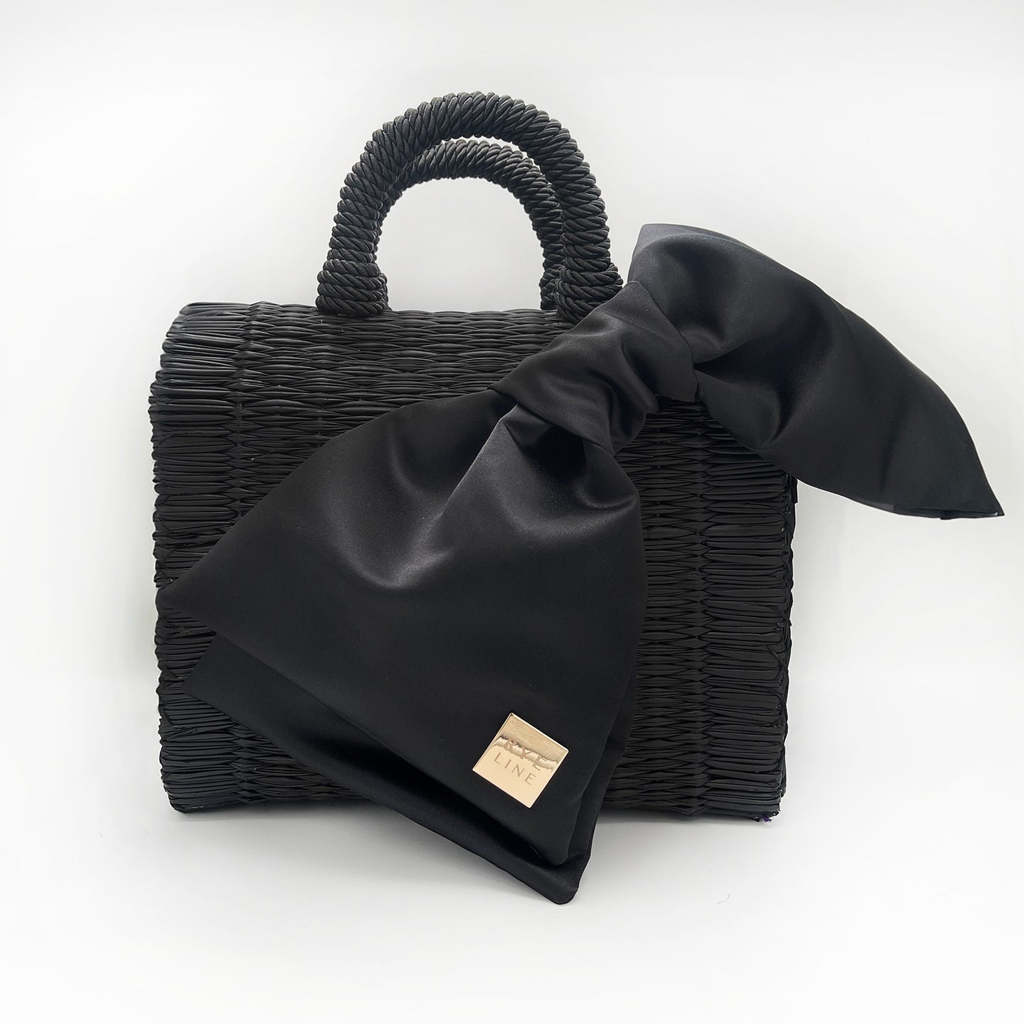 Júlia Bow Handbag - Rye Line