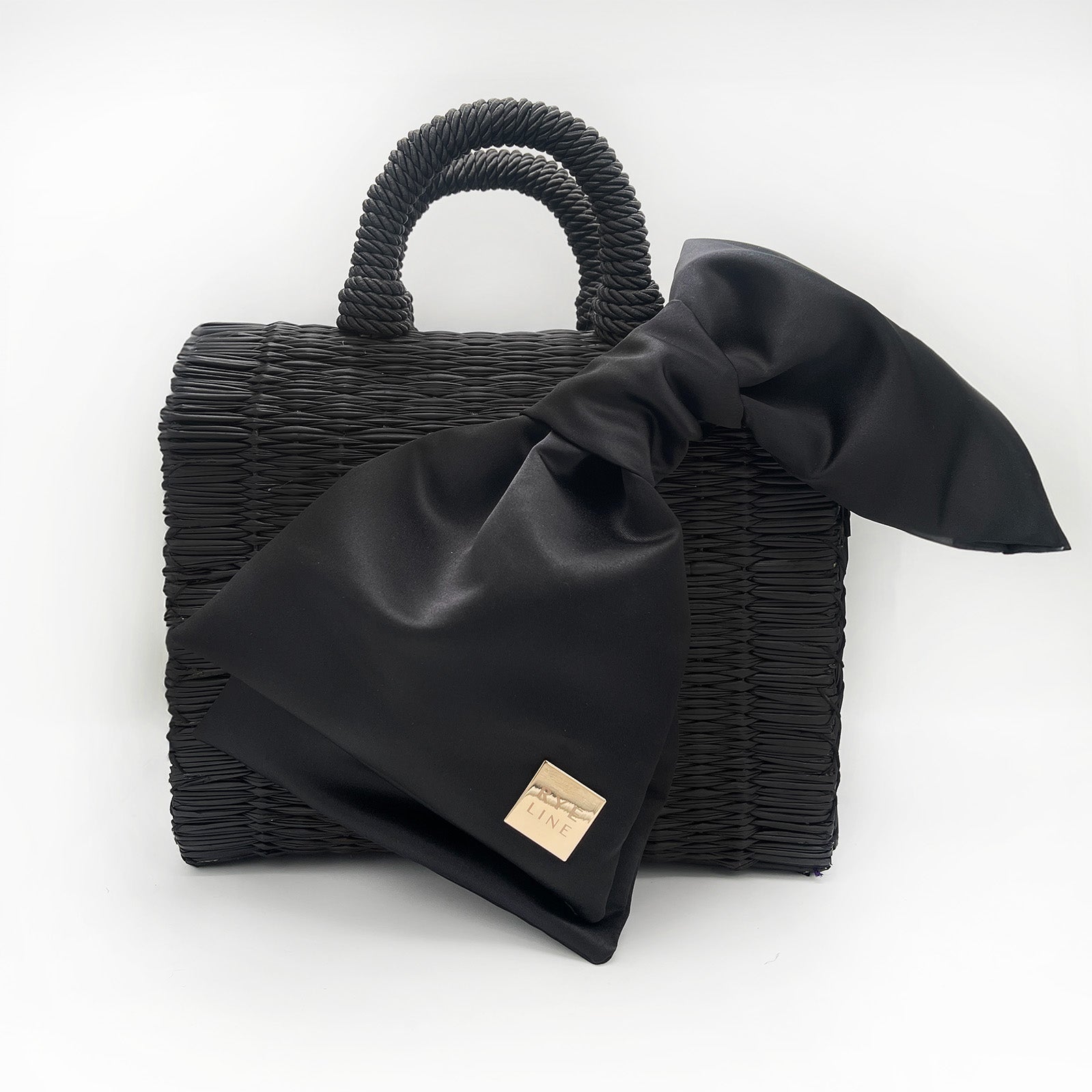 Júlia Bow Handbag - Rye Line