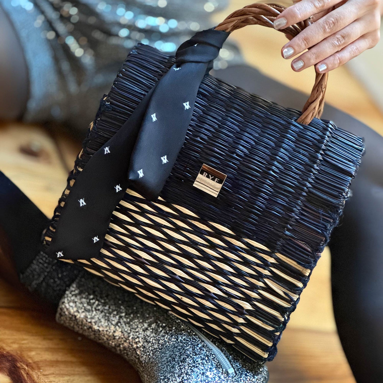 Petit Camille Handbag - Rye Line